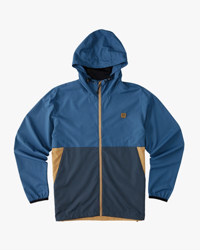 Billabong A/Div Transport Windbreaker Jacket Azules Oscuro | MABRJO089