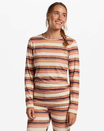 Billabong A/Div Warm Up Tech Long Sleeve Knit Top Adobe | BLTKDN846