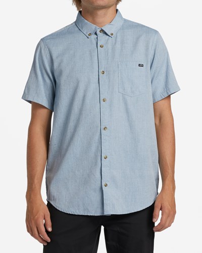 Billabong All Day Corta Sleeve Shirt Azules | MGONDR895