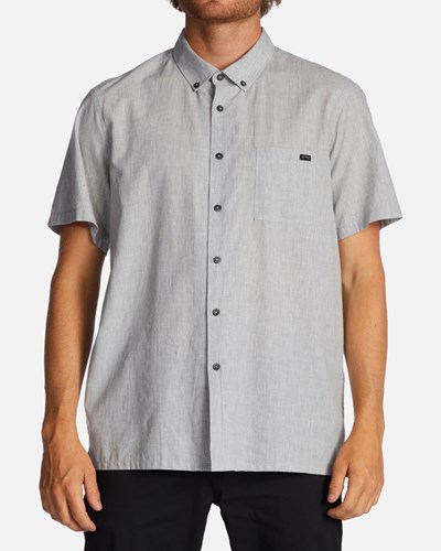 Billabong All Day Corta Sleeve Shirt Gris Claro | OUHWEL314