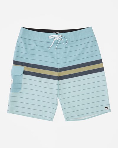 Billabong All Day Heather Stripe Pro Boardshorts 20" Verde Menta | ILUKRD648