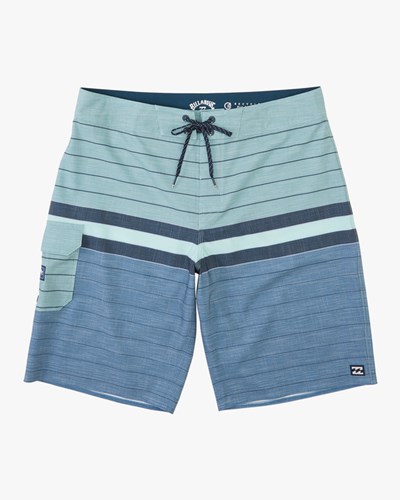 Billabong All Day Heather Stripe Pro Boardshorts 20" Sage | ISYOMU691