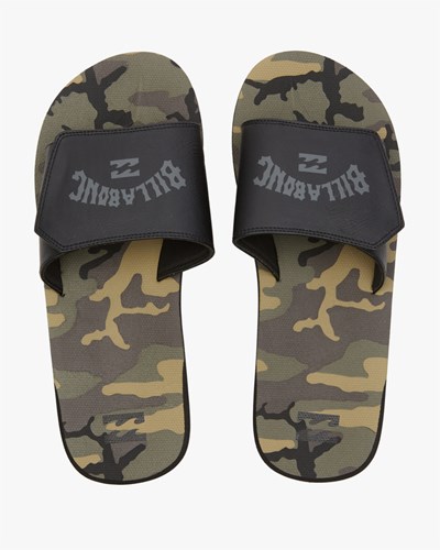 Billabong All Day Impact Print Chanclas Sandals Camuflaje | NIQACT132