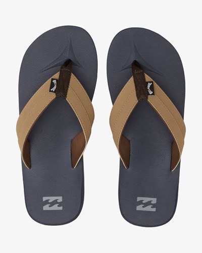 Billabong All Day Impact Slip-On Sandals Azul Marino | KBFNXR809