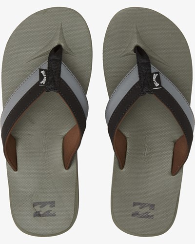 Billabong All Day Impact Slip-On Sandals Military | KHURWY634