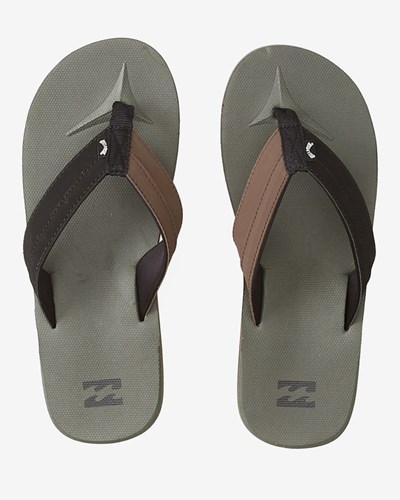 Billabong All Day Impact Slip-On Sandals Verde Oliva | YUKPXS372