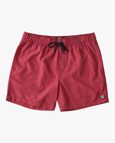 Billabong All Day Layback Boardshorts 16" Beet | MQKUNB174