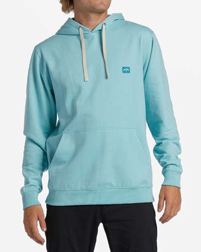 Billabong All Day Organic Pullover Hoodie Azules | LNYPHJ219