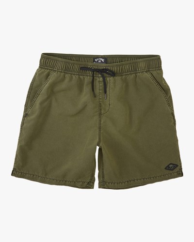 Billabong All Day Overdyed Layback Boardshorts 17" Military | PYGTXW256