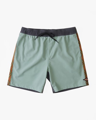 Billabong All Day Pigment Layback Boardshorts 17" Sage | ELOIZU189