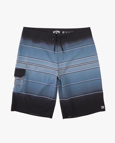 Billabong All Day Stripe Pro Boardshorts 21" Charcoal | CGFEMO927