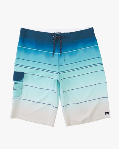 Billabong All Day Stripe Pro Boardshorts 21" Verde Menta | EYRWNH037