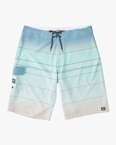 Billabong All Day Stripe Pro Boardshorts 18" Verde Menta | ICTONP619