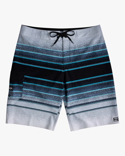 Billabong All Day Stripe Pro Boardshorts 18" Gris | TNBHRD728