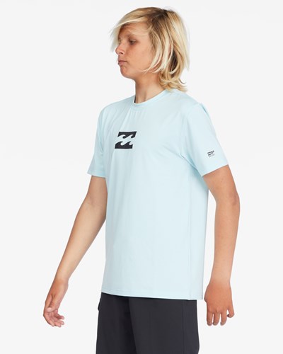 Billabong All Day Wave Loose Fit Corta Sleeve Surf Tee Coastal | SOMWIH170