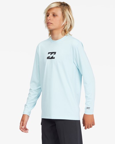 Billabong All Day Wave Loose Fit Long Sleeve Surf Tee Coastal | DIYQAV563