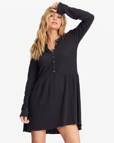 Billabong Always Lounging Vestido Negras | AEYDGW302