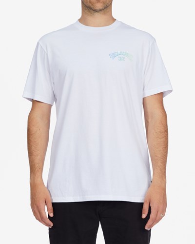 Billabong Arch Fill Corta Sleeve T-Shirt Blancas | FTGJCO354