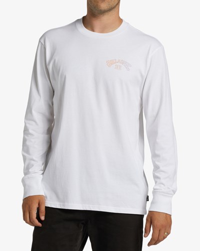 Billabong Arch Fill Long Sleeve T-Shirt Blancas | RSCODG639