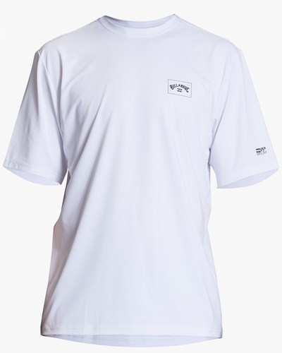 Billabong Arch Mesh Loose Fit UPF 50+ Corta Sleeve Surf Tee Blancas | UNSZPR052