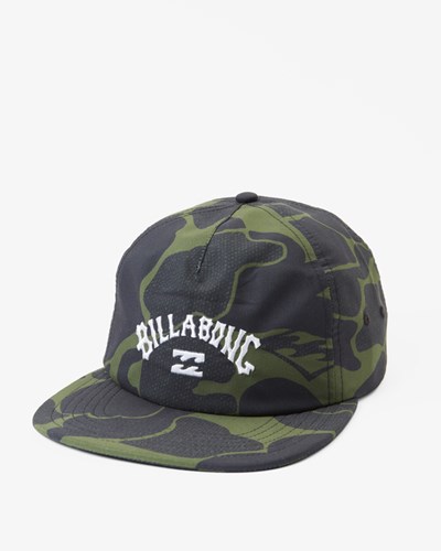 Billabong Arch Team Print Strapback Hat Camuflaje | ODMJCS378