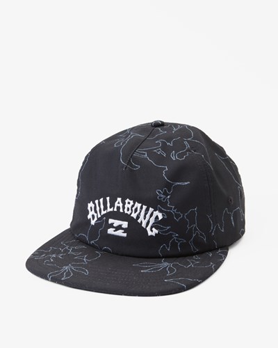 Billabong Arch Team Print Strapback Hat Negras Blancas | OILQYF247