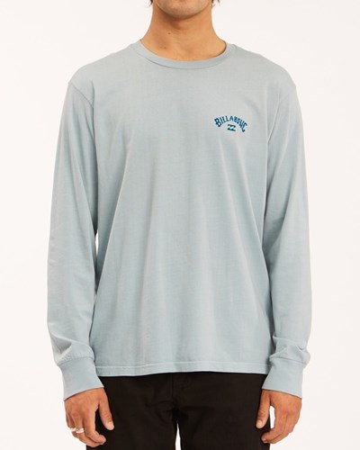 Billabong Archwave Wave Washed Long Sleeve T-Shirt Azules | DJBWTC703