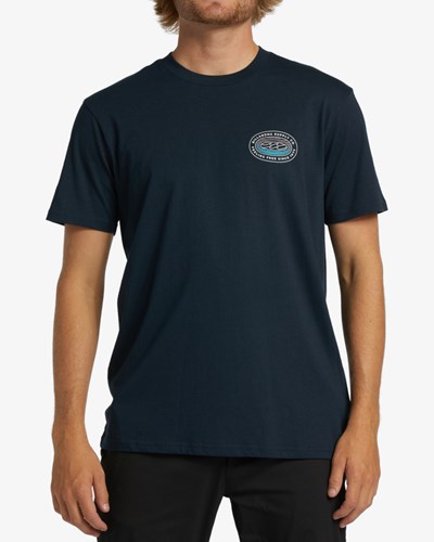 Billabong Arctic Corta Sleeve T-Shirt Azul Marino | LKJYIM253