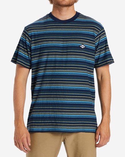 Billabong Baja Corta Sleeve T-Shirt Azules Oscuro | SKXICY857