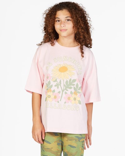 Billabong Be Sunshine Boyfriend T-Shirt Rosas | RDZIKY462