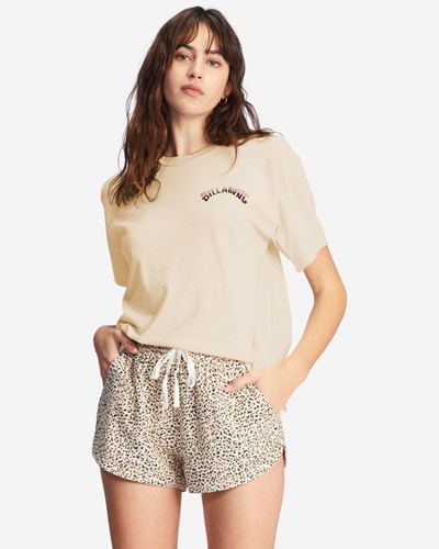 Billabong Billabong Pro Estampadas Boyfriend T-Shirt Blancas | JVRNYZ614