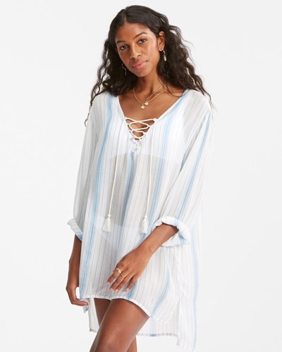 Billabong Blue Skies Mini Beach Cover-Up Azules | HECNAG573