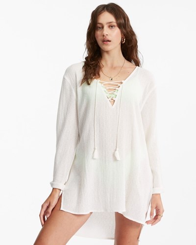 Billabong Blue Skies Mini Beach Cover-Up Salt Crystal | TNPADS548