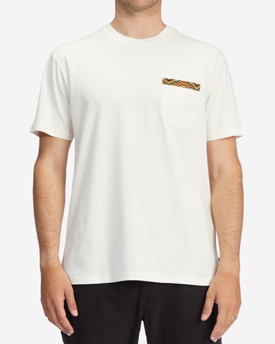 Billabong Brainwave Pocket T-Shirt Blancas | QMIFWD294