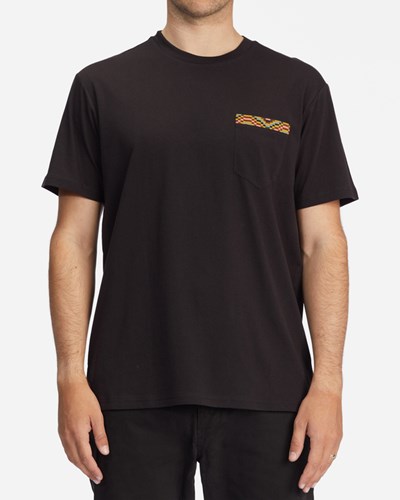 Billabong Brainwave Pocket T-Shirt Negras | NLPXZD904