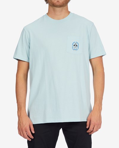 Billabong Brig Pocket T-Shirt Coastal | TIQAHV305