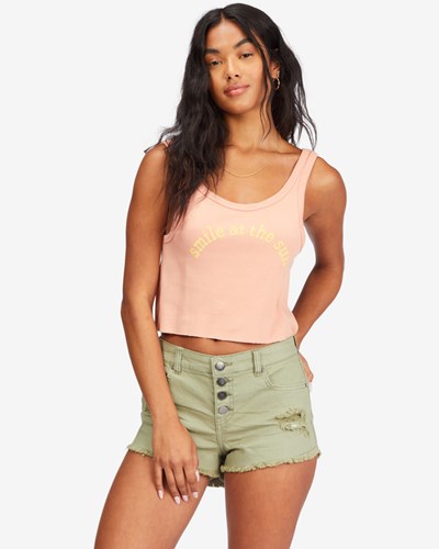 Billabong Buttoned Up Denim Shorts Army | SXDFUA381