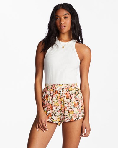 Billabong Carretera Trippin Crinkle Elastic Cintura Shorts Multi | VACJSB069