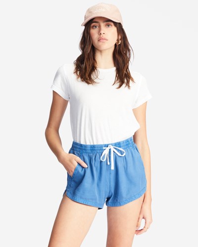 Billabong Carretera Trippin Elastic Cintura Shorts Indigo | BVDWXA789