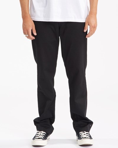 Billabong Carter Stretch Chino Pants Negras | VJSLPO371