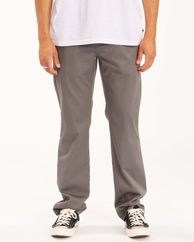 Billabong Carter Stretch Chino Pants Pewter | LIMGUY746