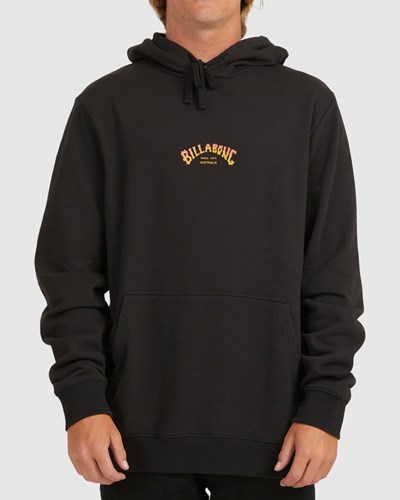 Billabong Core Arch Pullover Hoodie Negras | WKQOIY214