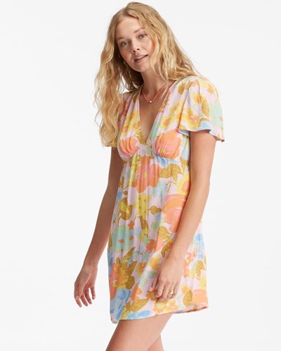 Billabong Corta And Sweet Mini Vestido Sorbet | ZLJWHF480