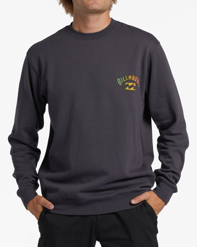 Billabong Corta Sands Crewneck Sweatshirt Charcoal | VWKCPD031