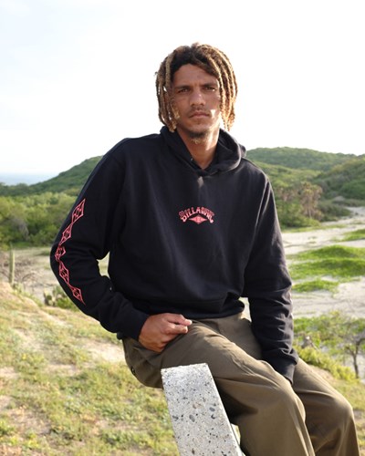 Billabong Corta Sands Pullover Hoodie Negras | UWYBQJ217