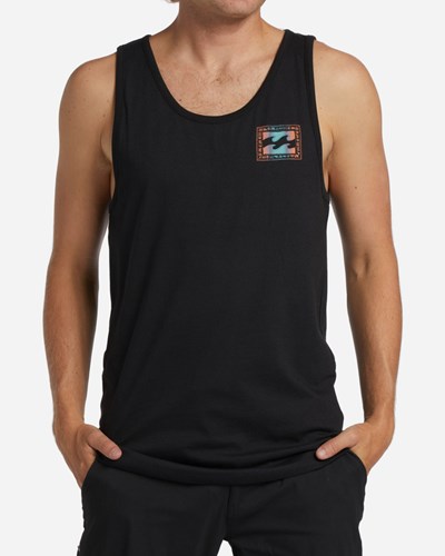 Billabong Crayon Wave Tank Top Negras | XMOVAS256