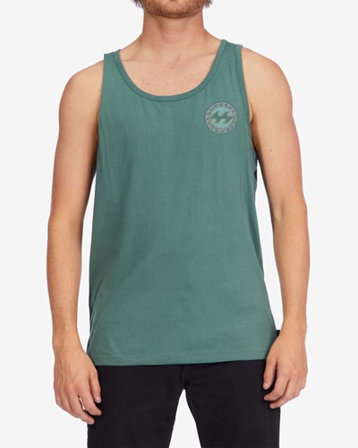 Billabong Crayon Wave Tank Top Verde | XLMAHD312