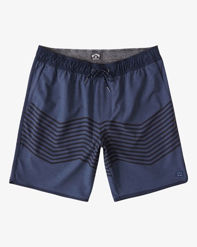 Billabong Crossfire Elastic '73 Submersible Shorts 18" Azules Oscuro | IWBZJR829