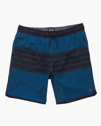 Billabong Crossfire Elastic '73 Submersible Shorts 18" Azules Oscuro | IWVFUO302