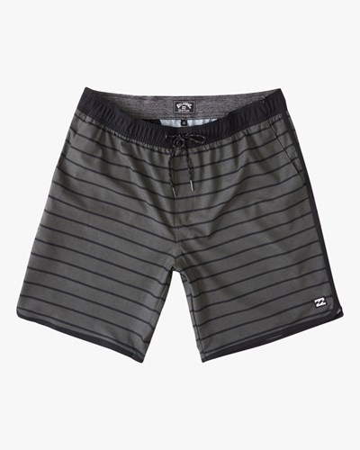 Billabong Crossfire Elastic '73 Submersible Shorts 18" Verde Oliva | NYFHOL219